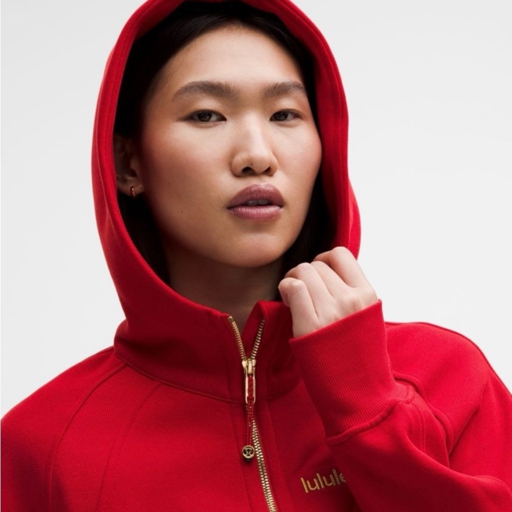 NWT Lululemon Lunar New Year Scuba Full Zip| Oxford Red | XL/XXL - Picture 4 of 6